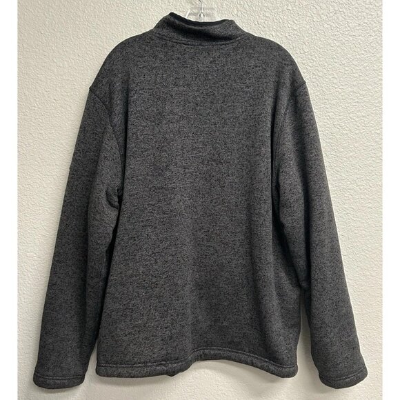 Orvis Men’s Quarter Zip Sherpa Lined Pullover Sweater XL Outdoor Gray - Picture 12 of 12